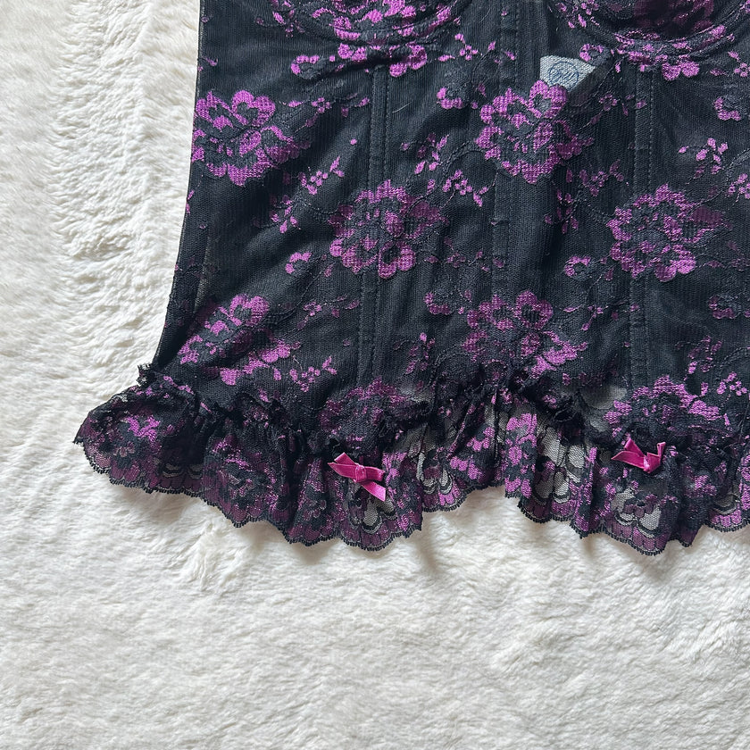 1990's gothic princess lace corset