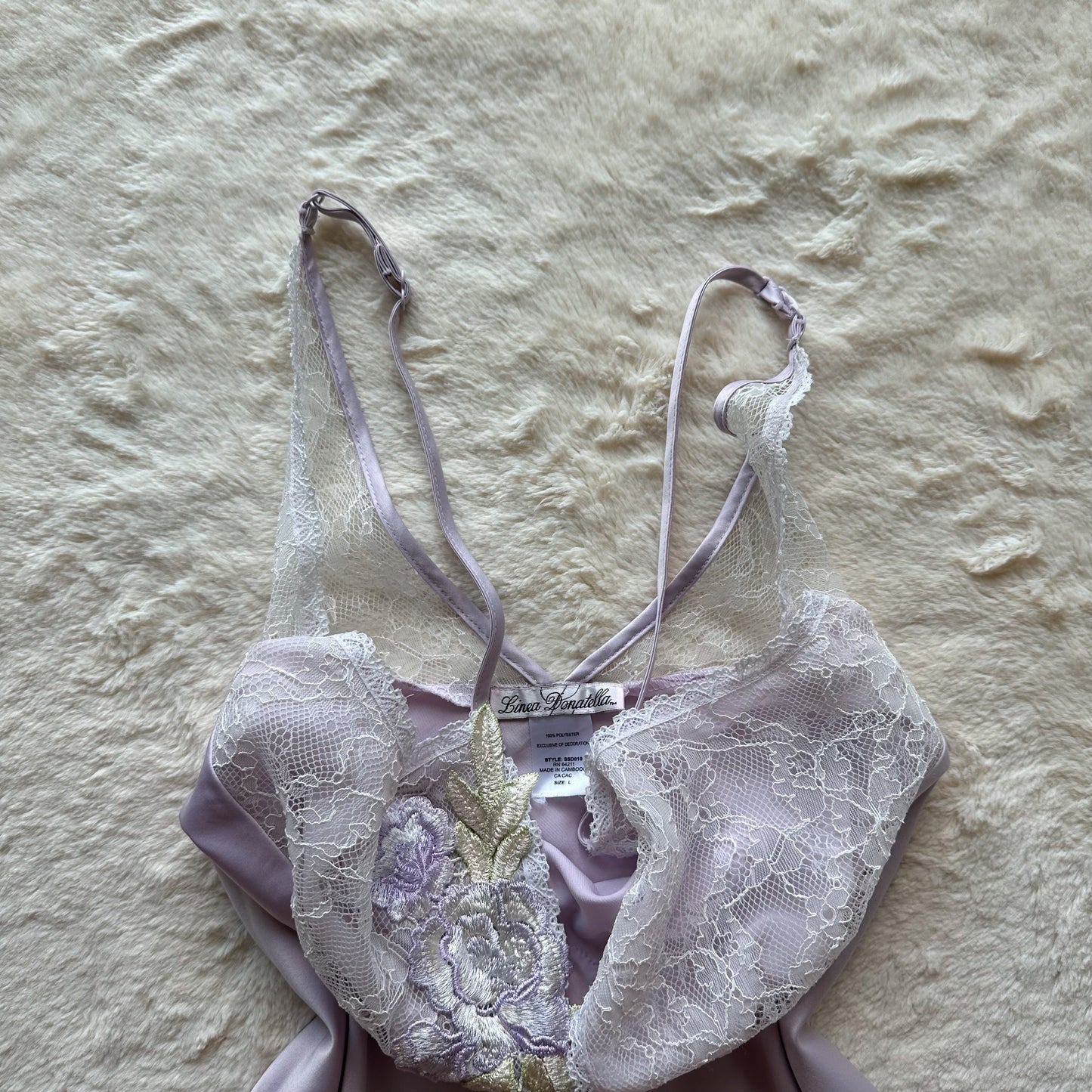 2010's lilac princess slip dress