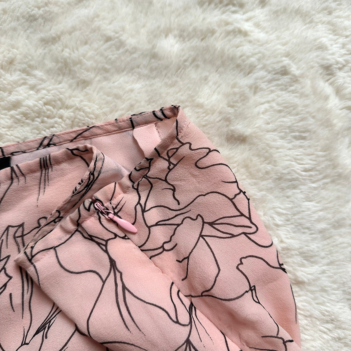 2000's hibiscus midi skirt