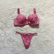 2000's love bite bra + panty set