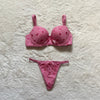 2000's love bite bra + panty set