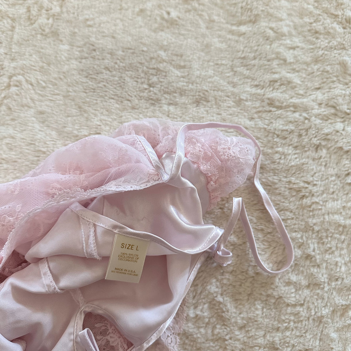 1990's pearly pink teddy
