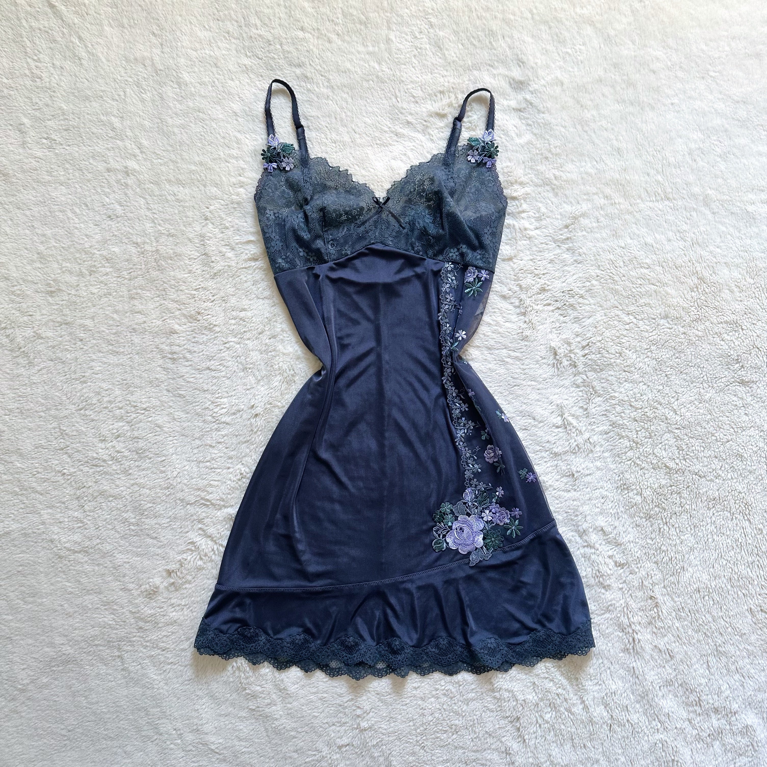 japanese brand siren's shadow slip dress