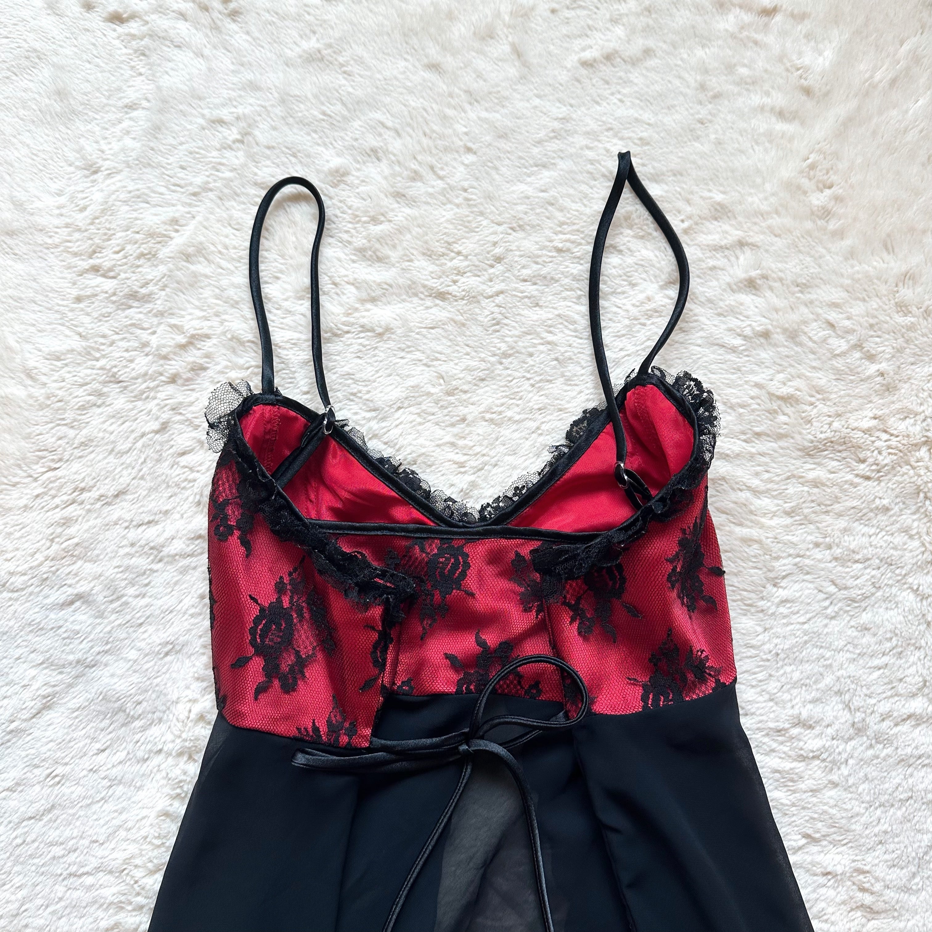 2000's twilight rose slip dress