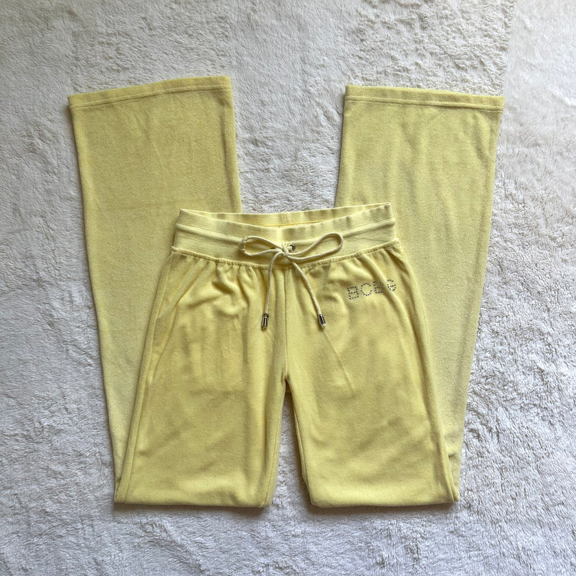 2000's bcbg rhinestone yoga pants
