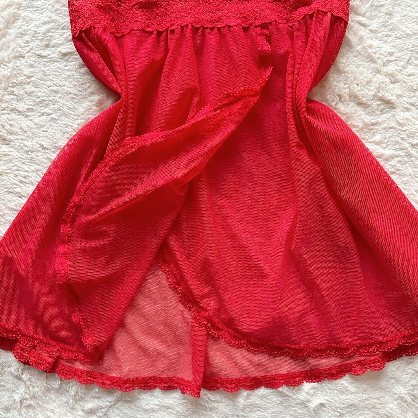 2014 red halter slip dress