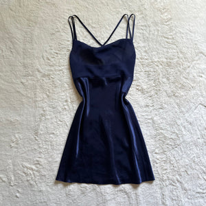 2000's midnight sonata slip dress