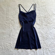 2000's midnight sonata slip dress