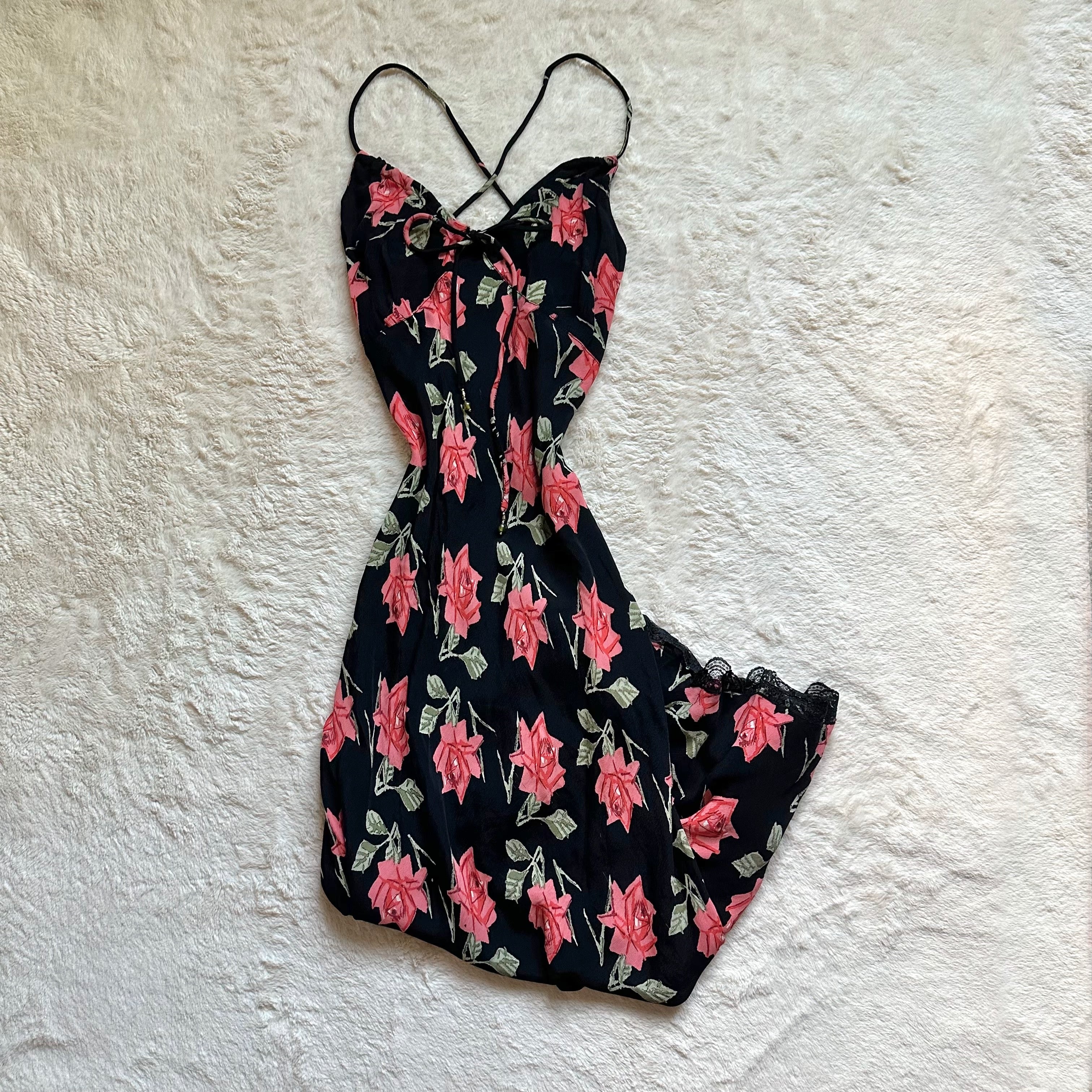 midnight rose garden dress