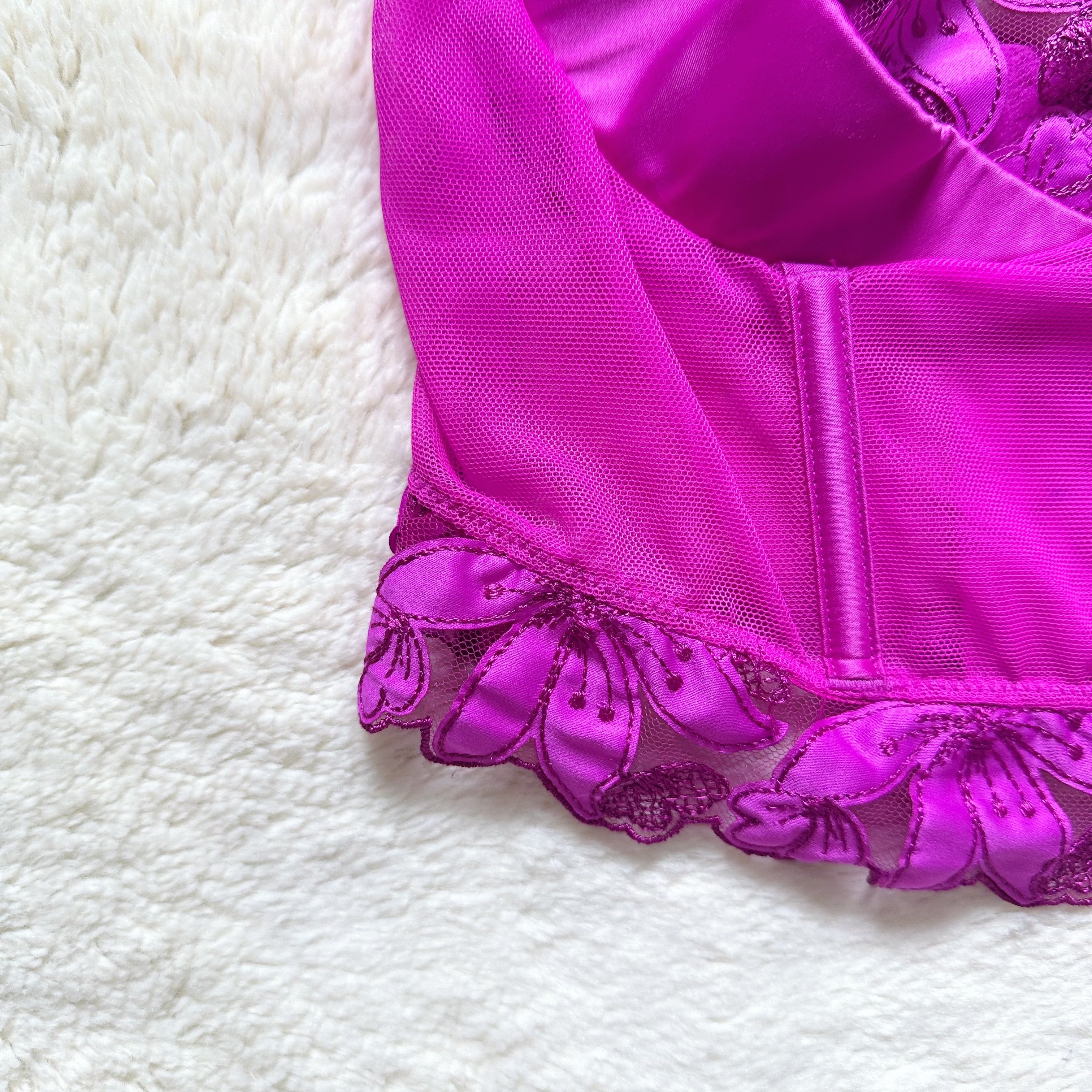 2022 electric fuchsia corset