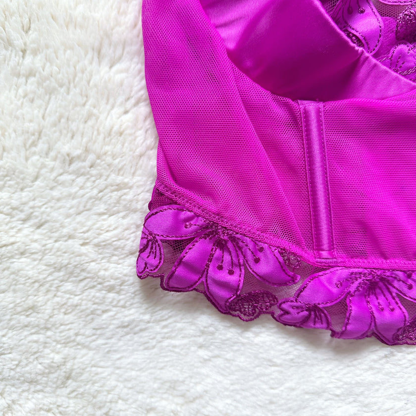 2022 electric fuchsia corset