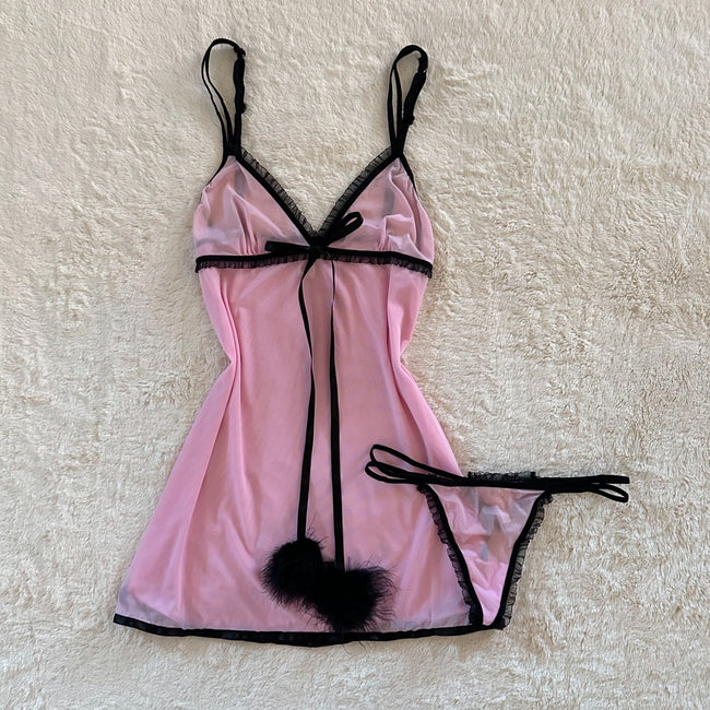2000's slumber party slip set