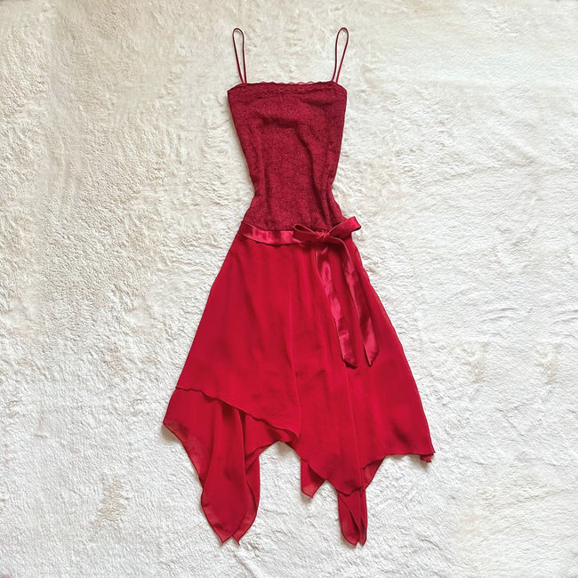 1990's scarlet serenade gown