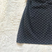 2000's polka dot blouse