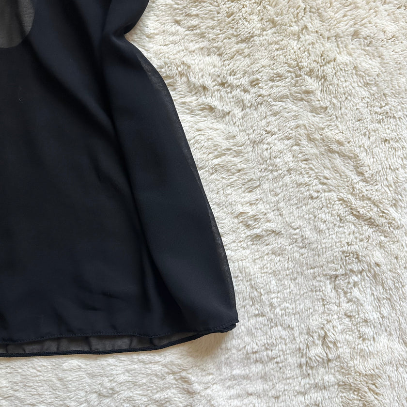 2000's midnight garden slip dress