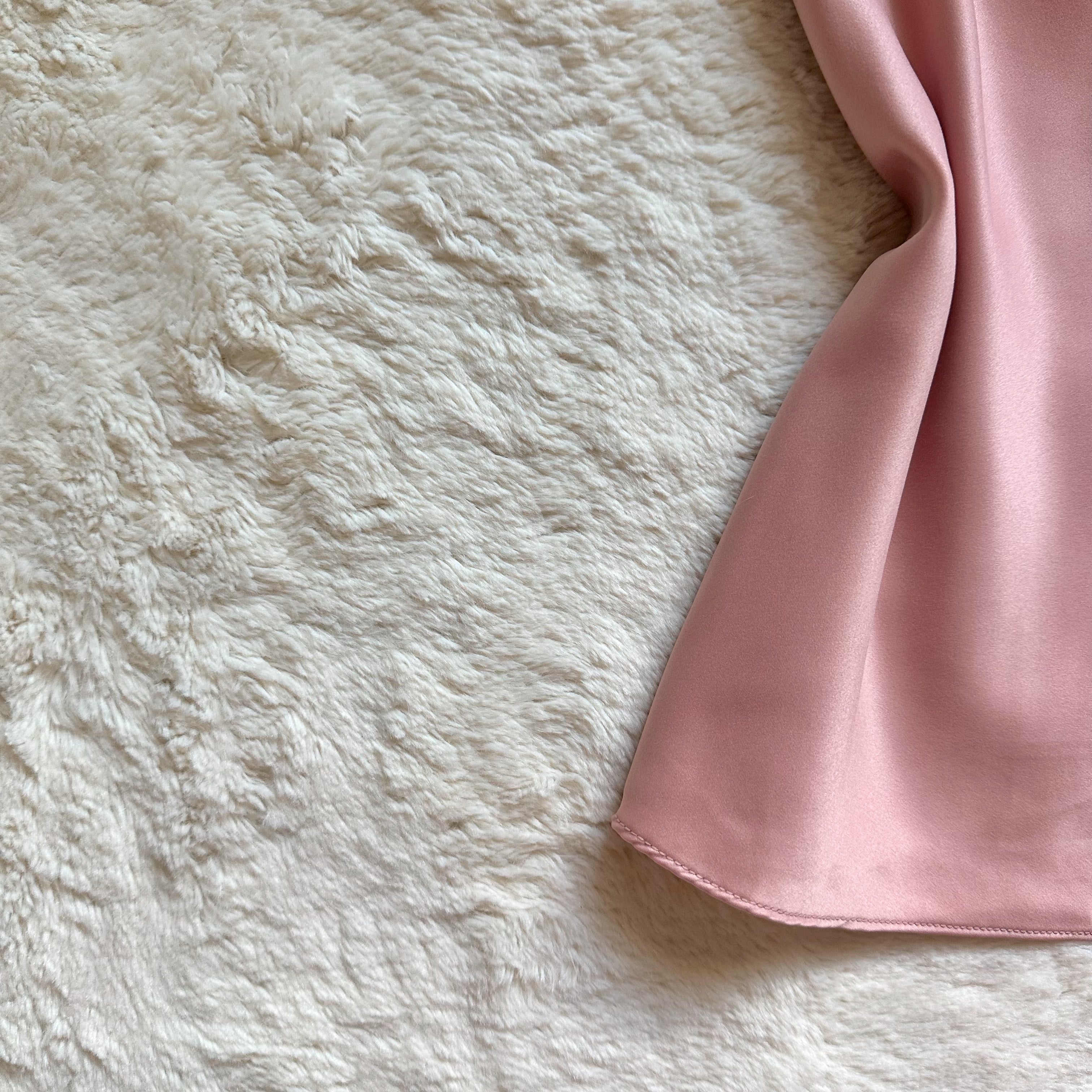 2000's dusty rose lace camisole