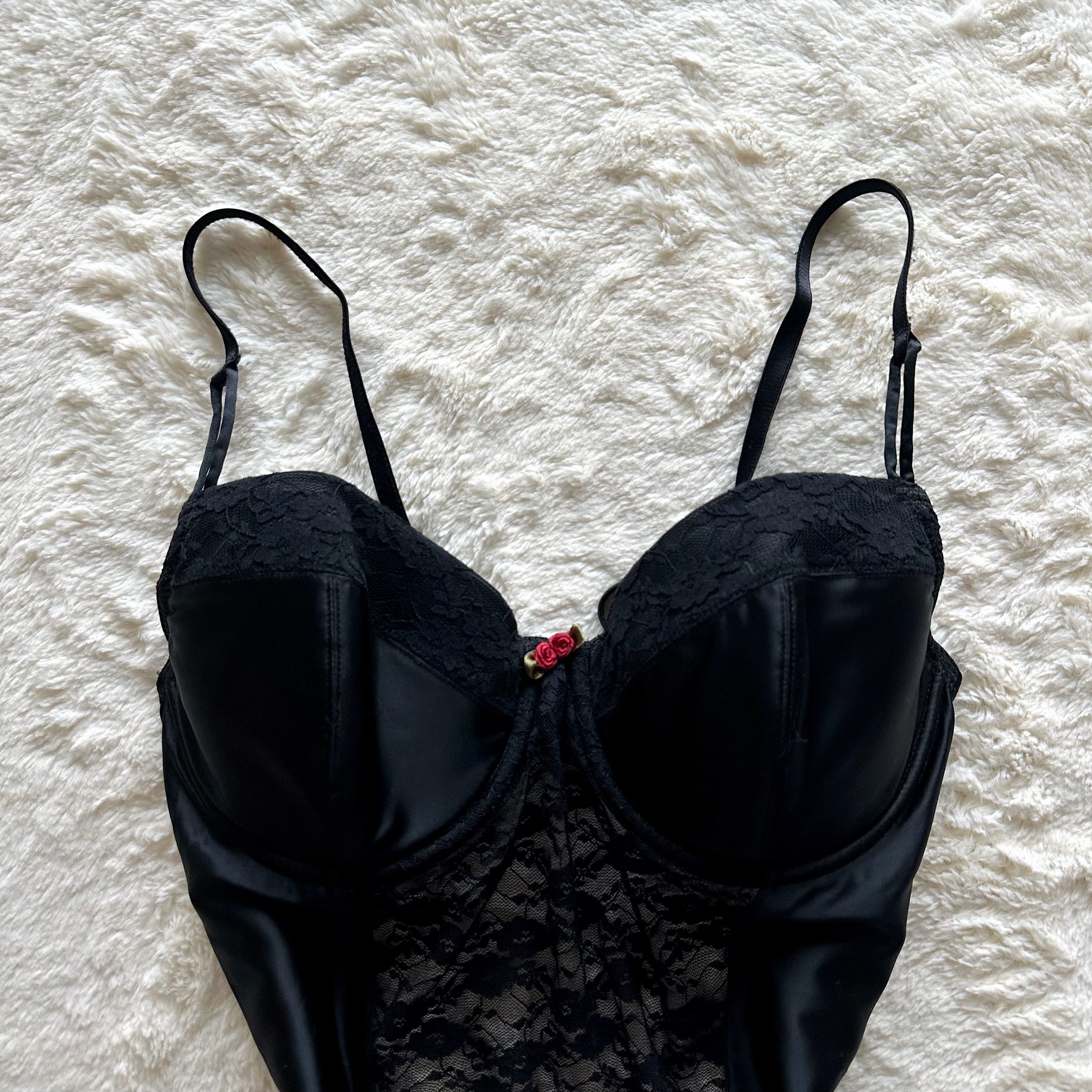 2000's rosette haze slip dress