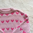 major label group heart sweater