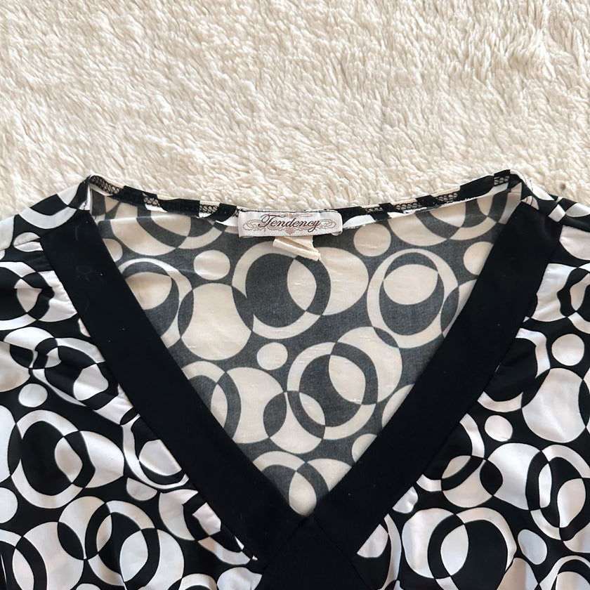 2000's midnight mod top