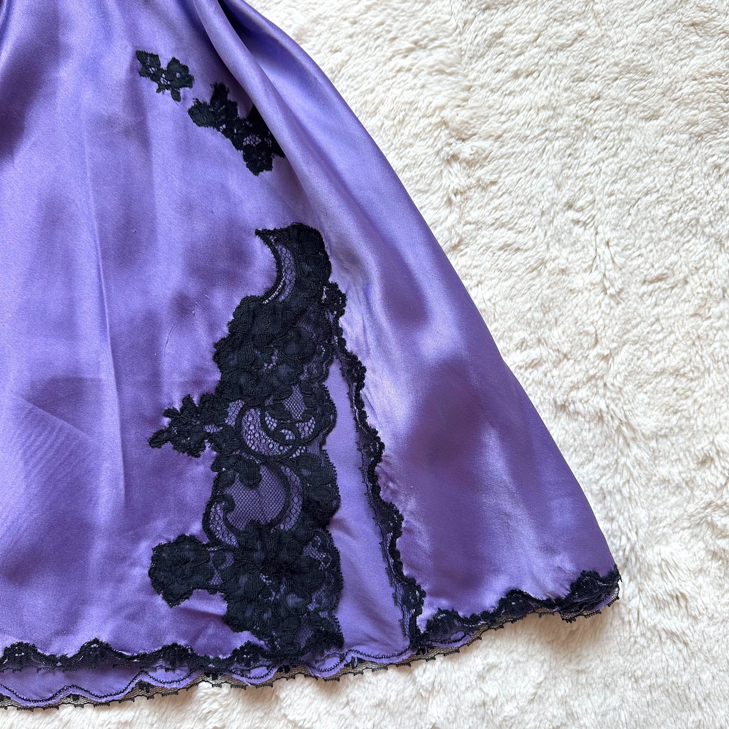 2004 midnight lavender slip dress