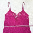 1990's fuchsia dream slip dress