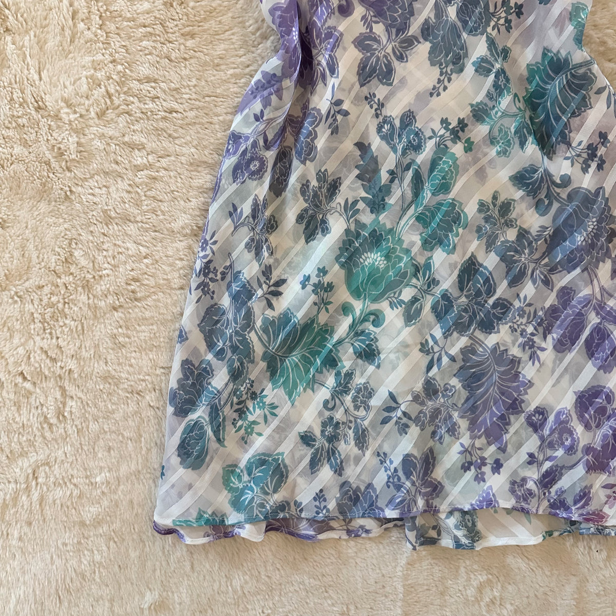 2000's ombre blossom slip dress