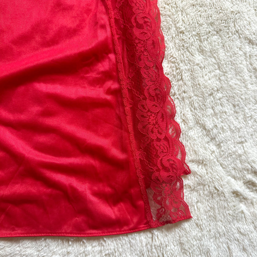 1990's scarlet rendezvous negligee