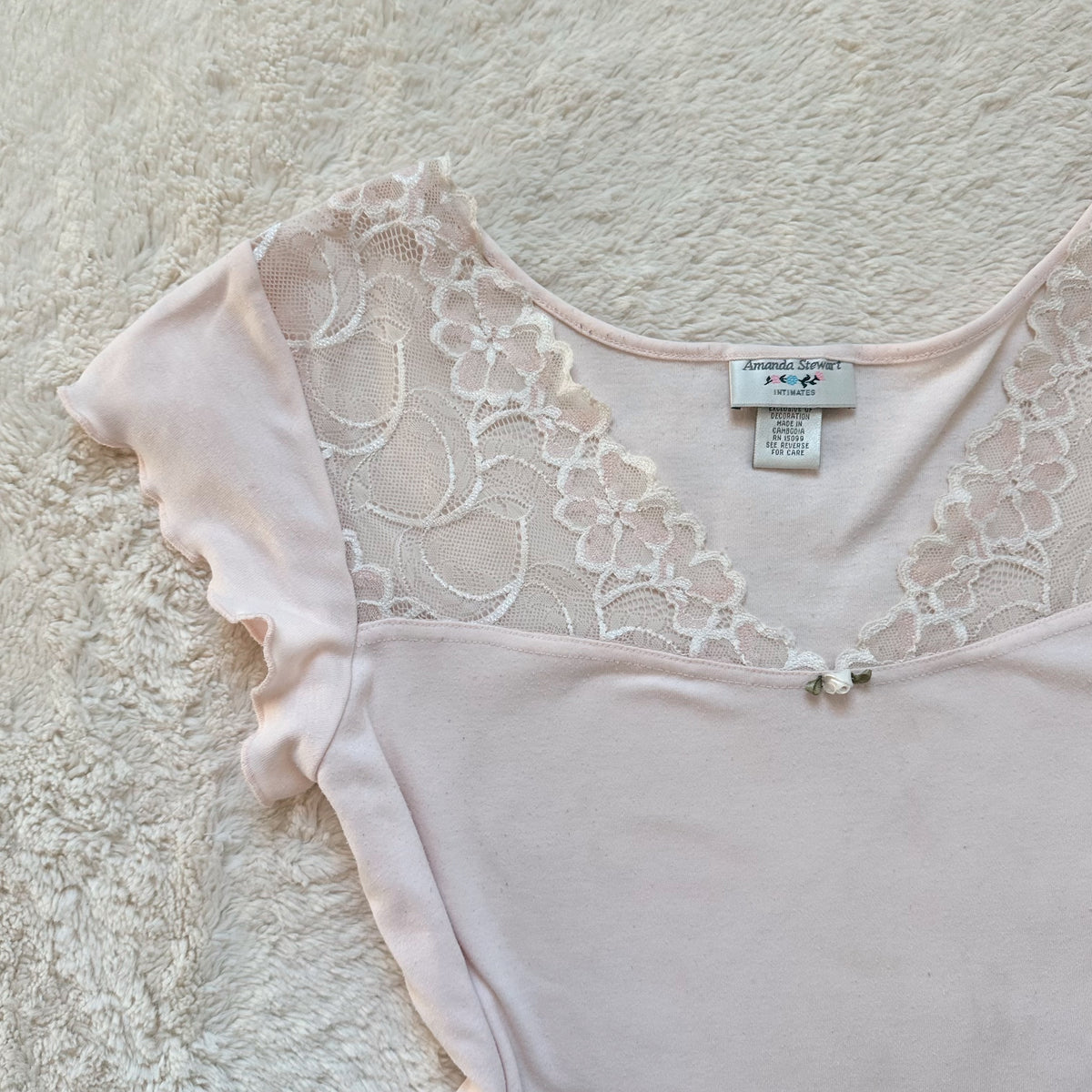 2000's petal rosette top