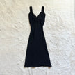 1990's noir romance slip dress