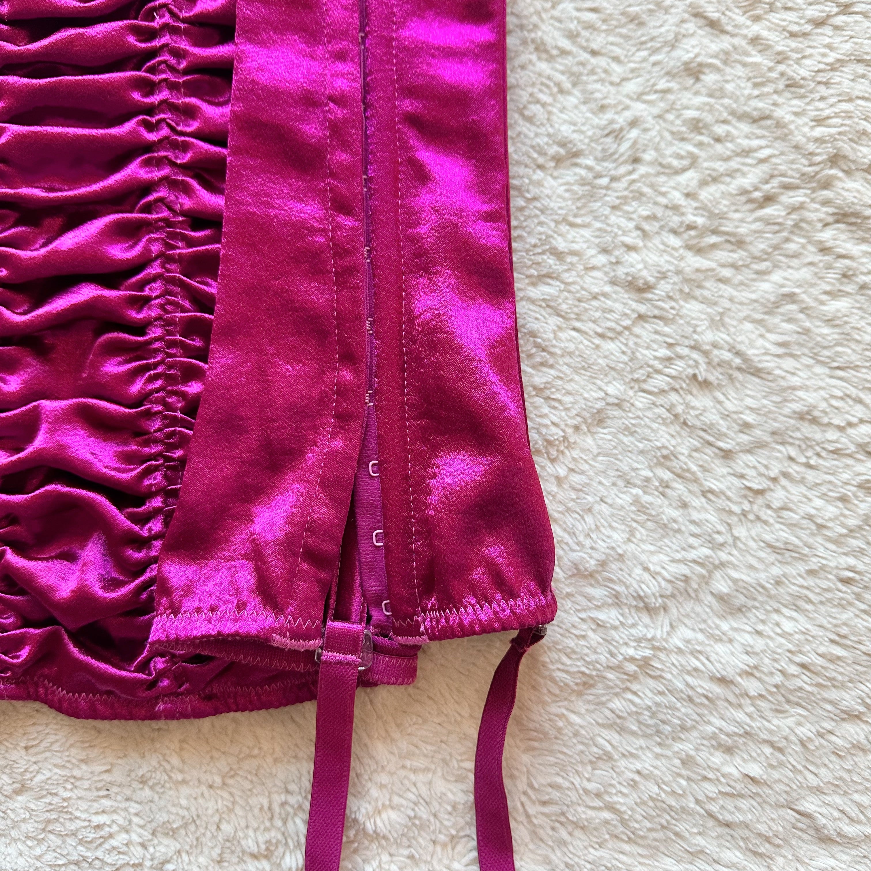 2000's regal raspberry corset