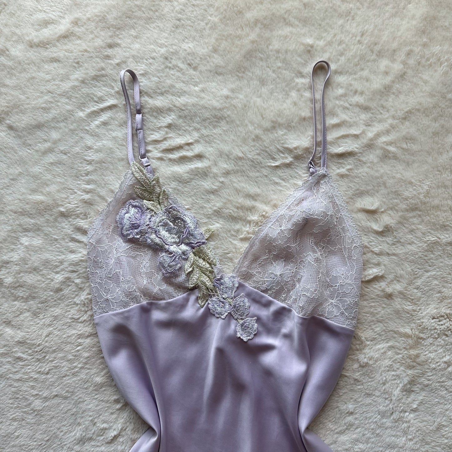 2010's lilac princess slip dress