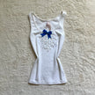 2003 ribbed rhinestone tank top