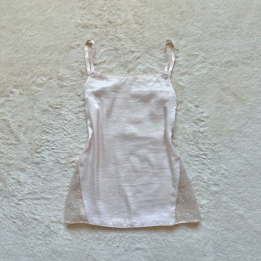 japanese brand champagne satin camisole