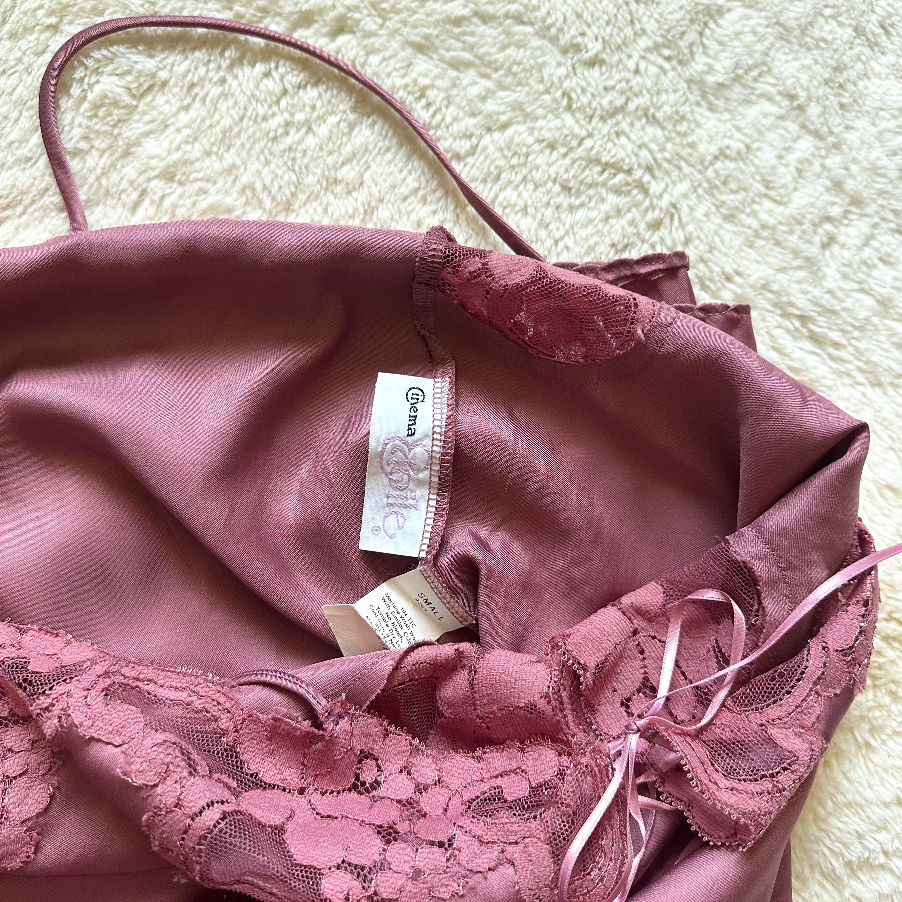 1990's rose reverie negligee
