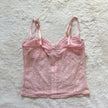 2000's blush seashell corset