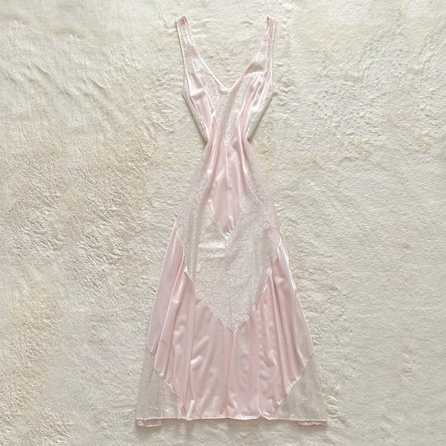 1990's milk blossom slip dress