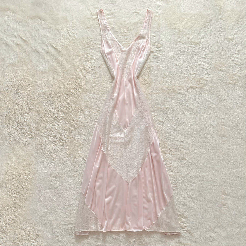 1990's milk blossom slip dress