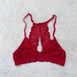 aerie crimson lace bralette