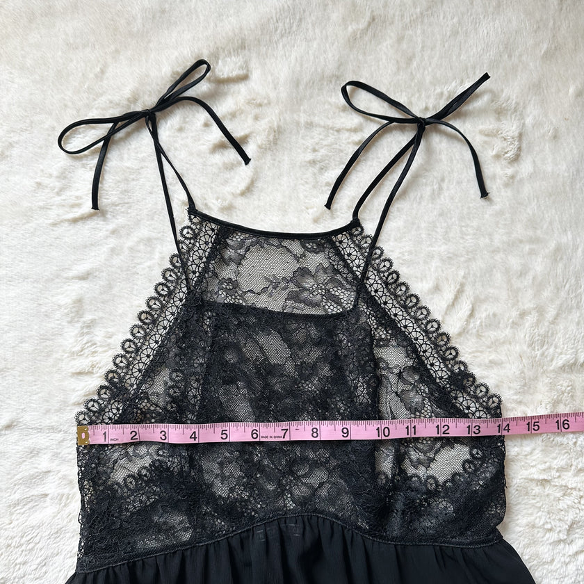 2018 shadow petal babydoll slip dress