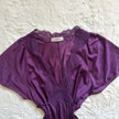 1990's plum nocturne negligee