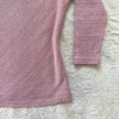 2000's pink shimmer boat neck top