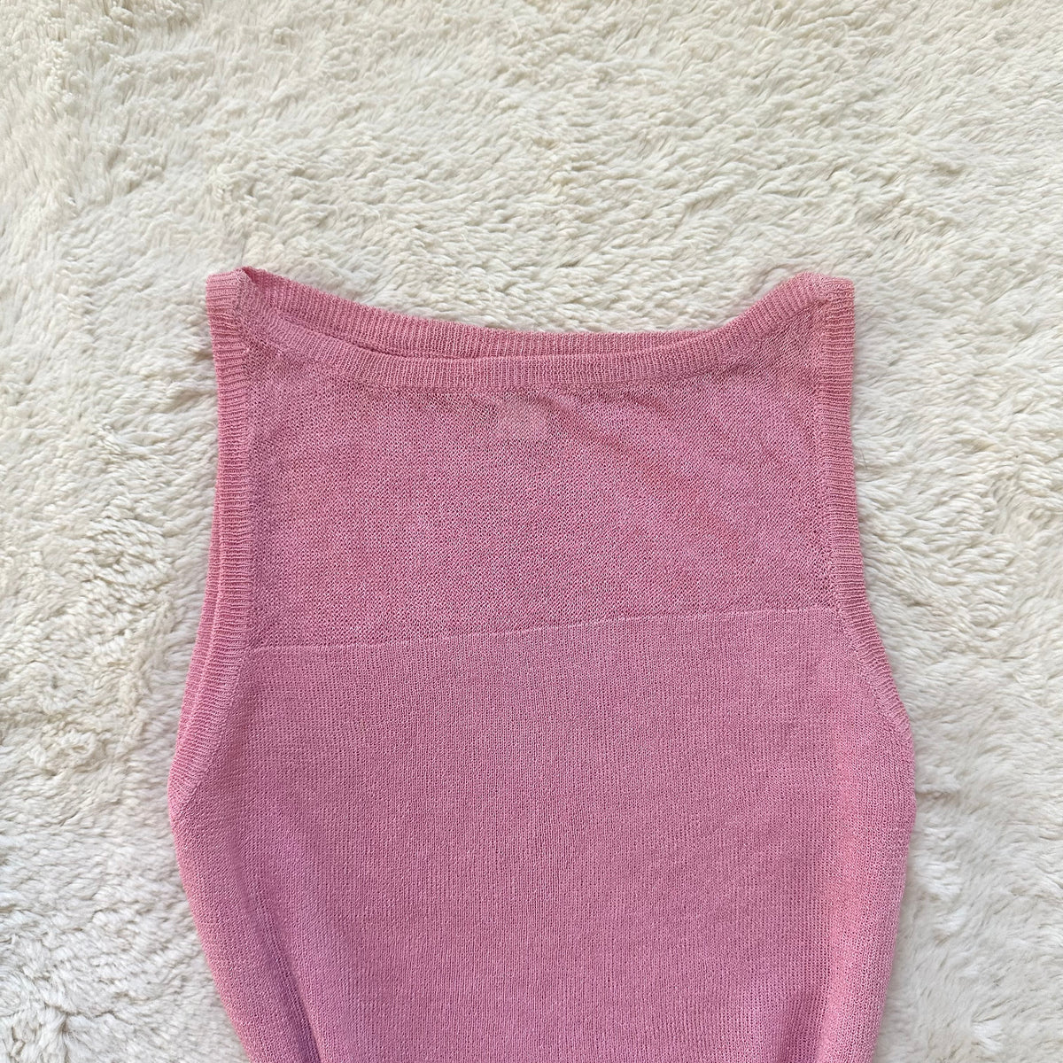 2000's bubblegum knit tank
