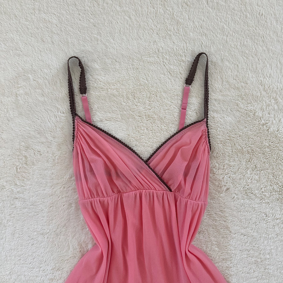 2000's cocoa blush slip dress