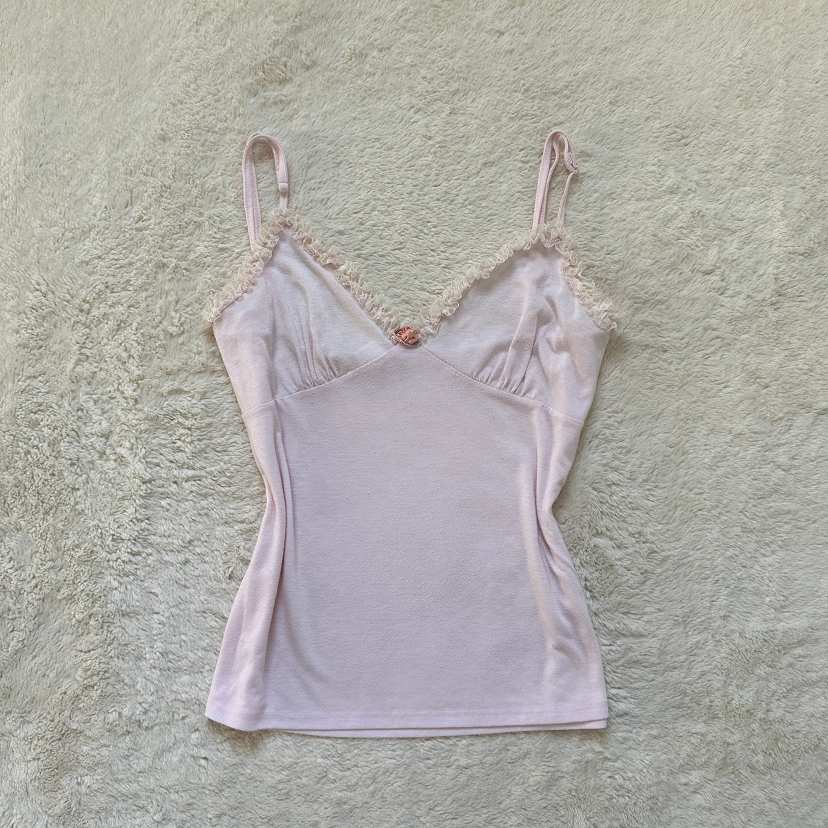 2000's ballerina rosette camisole