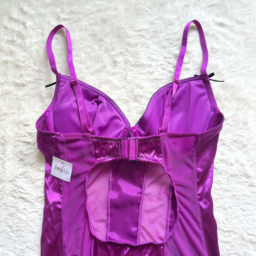 2000's fuchsia fling slip dress