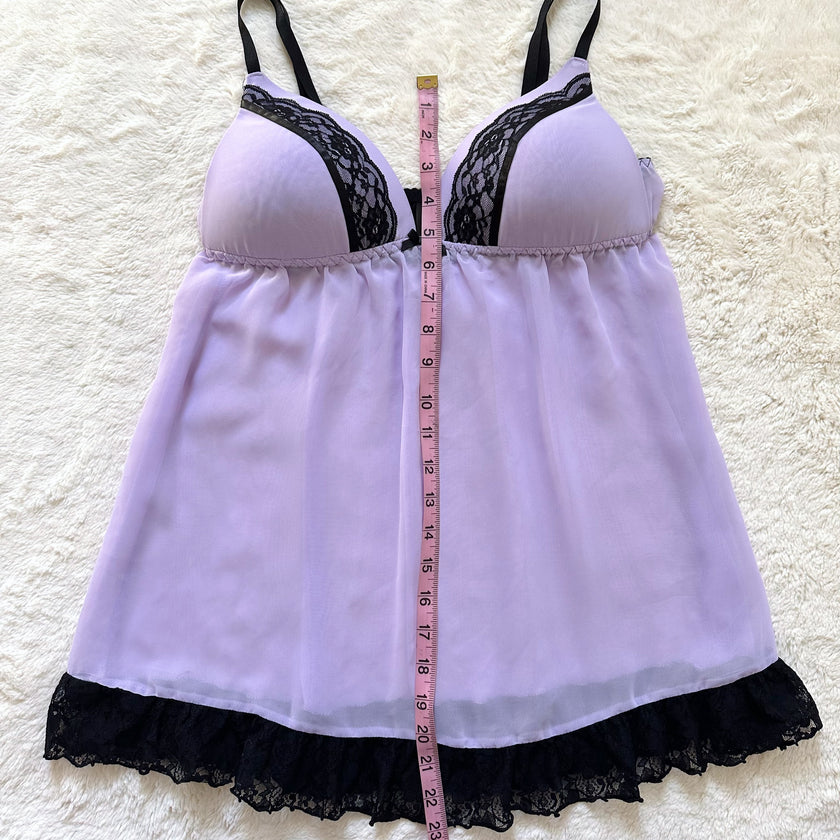 2000's lilac whimsy babydoll