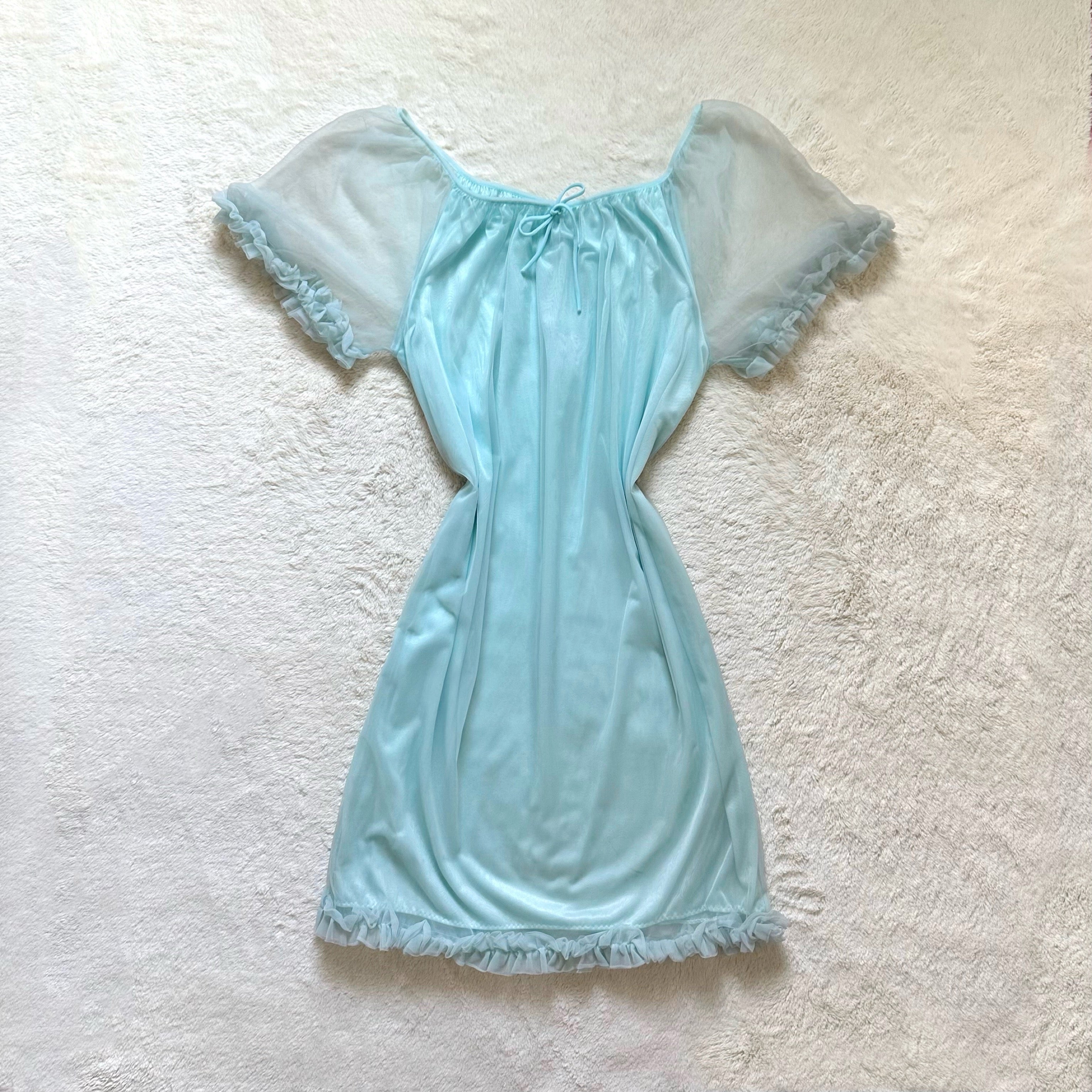 1960's pale prairie babydoll