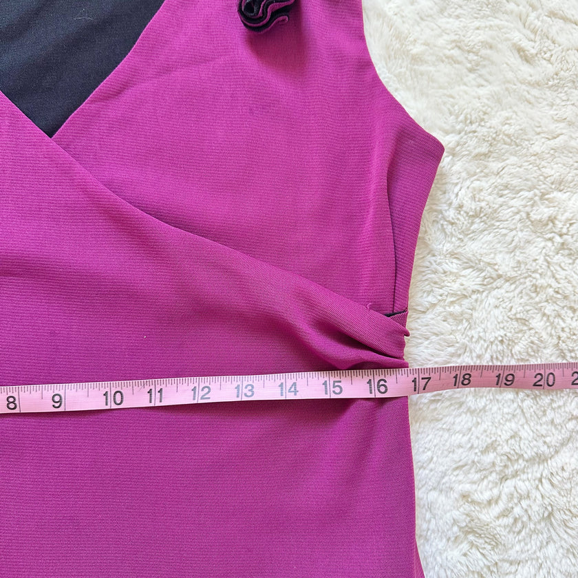 1990's plum rose top