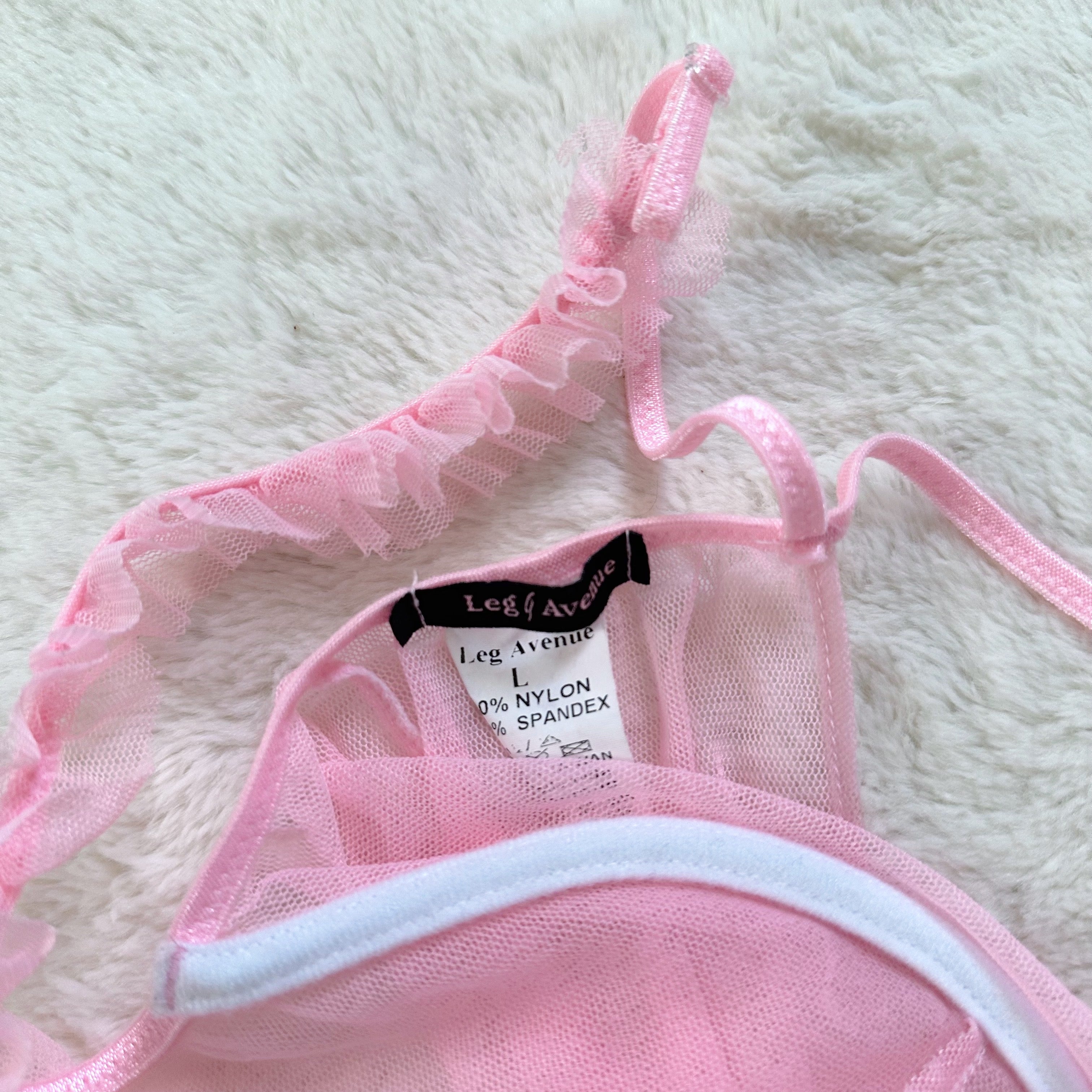 2000's bubble blush babydoll slip dress