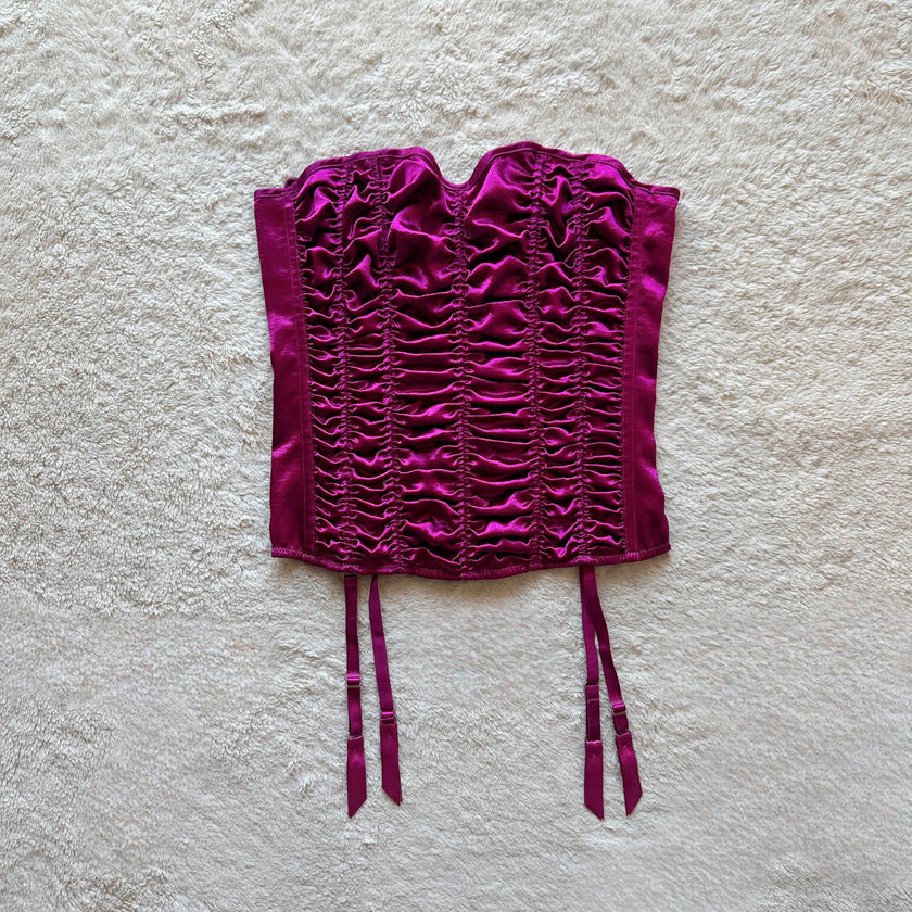2000's regal raspberry corset